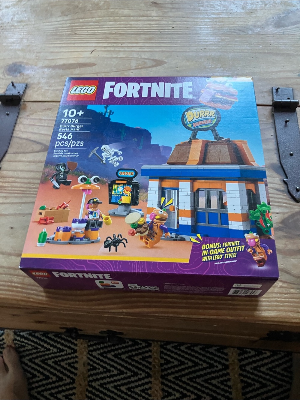 77076 LEGO Fortnite Durr Burger Restaurant Set - Orange, Blue & Purple
